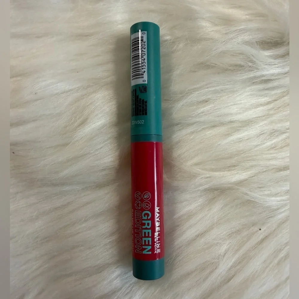 🩷5/$10 Maybelline Green Edition Lip Gloss - Bold Red